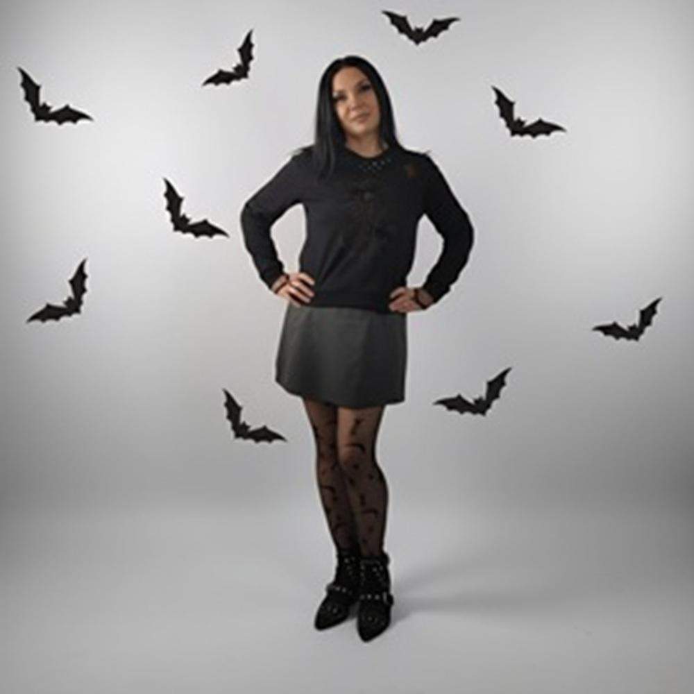 GOTYCKA BLUZA ,,SPIDER WEB" ROZMIAR M