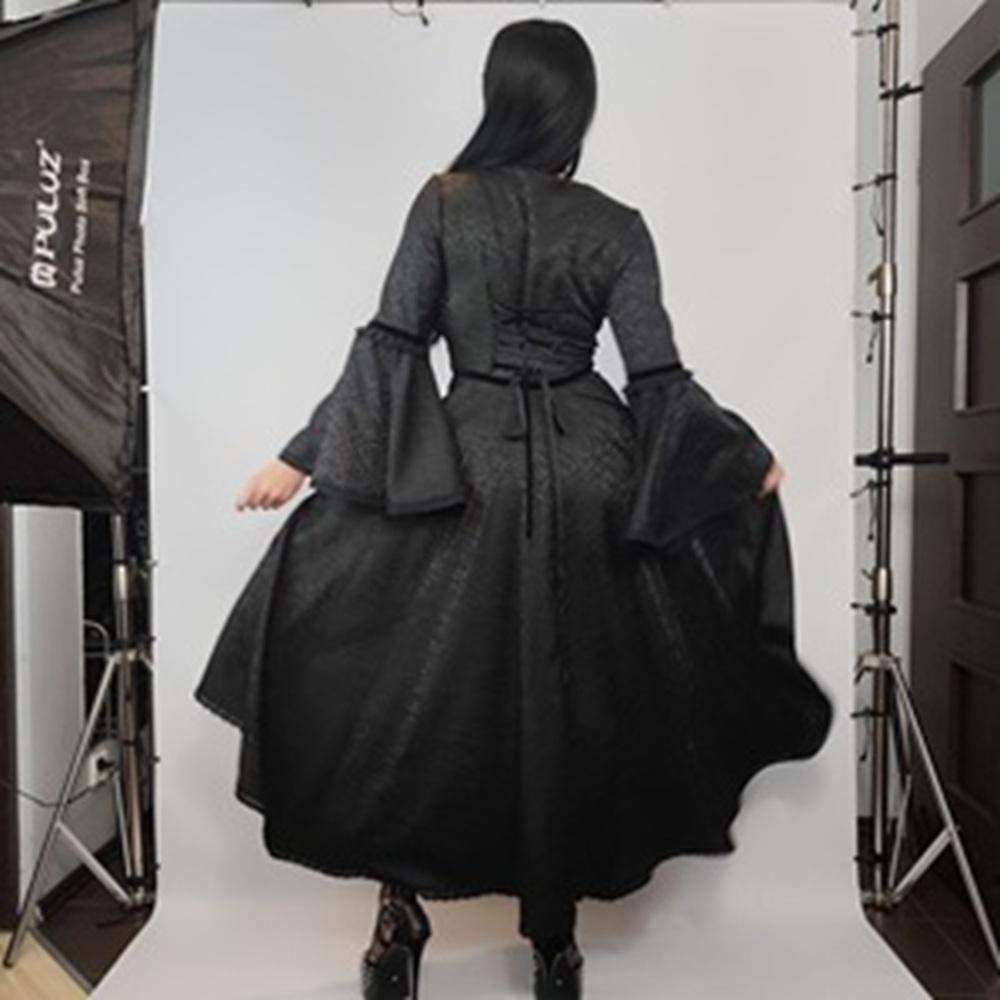 Gotycka sukienka „Dark Morticia” rozmiar M